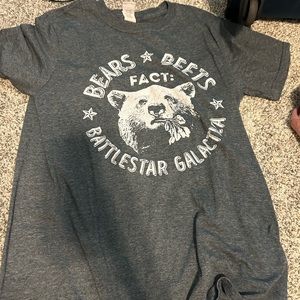 the office dwight theme shirt gray